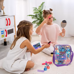 Disney Lilo and Stitch Makeup Filled Shoulder Bag Includes Lip Gloss  Nail Polish  Hair Bow & More! for Girls  Ideal for Ages 3 and Up Perfect for Par