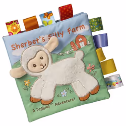 Mary Meyer Taggies Sherbet Lamb Soft Book, Animals, Paperback, 8 pages