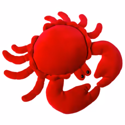 Mary Meyer Smootheez Crab - 8", Toy crab