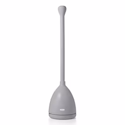 Oxo Good Grips Toilet Plunger With Holder - Gray