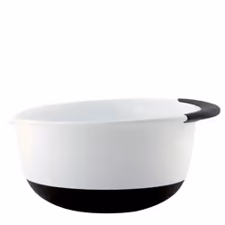 OXO Good Grips 5Quart Plastic Mixing Bowl WhiteBlack