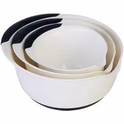 OXO 3 Piece Mixing Bowl Set Plastic Asst  3 EA