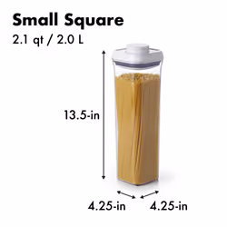 OXO Good Grips 2.1 Qt POP Container - Airtight Food Storage - for Spaghetti and More