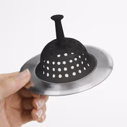 OXO Good Grips Silicone Sink Strainer, Black