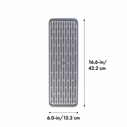 OXO Good Grips Silicone Stemware Drying Mat  Gray