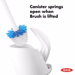 Oxo Good Grips Compact Toilet Brush, White