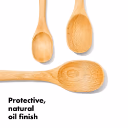 OXO Good Grips 3-Piece Wooden Spoon Set Brown