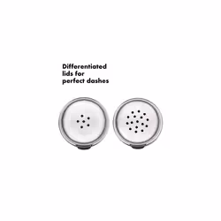 OXO Salt and Pepper Shaker Set  clear  Stainless Steel
