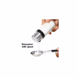 OXO Salt and Pepper Shaker Set  clear  Stainless Steel