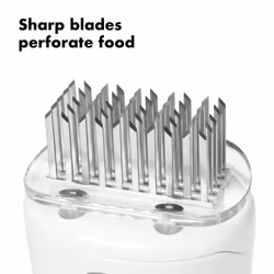 OXO Good Grips Easy-Clean Bladed Meat Tenderizer, White