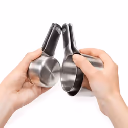 OXO Good Grips 4 Piece Stainless Steel Measuring Cups with Magnetic Snaps