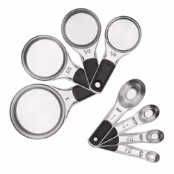 OXO Good Grips Stainless Steel Measuring Cups and Spoons Set 2.9 8 P