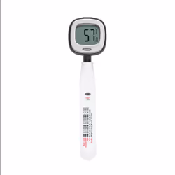 OXO Good Grips Digital Instant Read Thermometer, Metallic Black, 25.4 x 10.9 x 1.8 cm