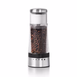 OXO Good Grips 2-in-1 Salt & Pepper Grinder & Shaker  Silver
