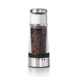 OXO Good Grips 2-in-1 Salt & Pepper Grinder & Shaker  Silver
