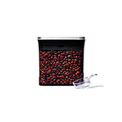 OXO Steel POP Coffee Container with Scoop- 1.7 Qt for Coffee  Tea and More Grey