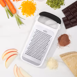 OXO 11216000 Flat grater Black, Stainless steel, White