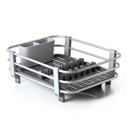 OXO Good Grips Aluminum Dish Rack  Gray