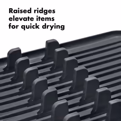 OXO Good Grips Aluminum Dish Rack  Gray