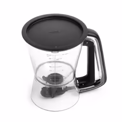 OXO 11231000, 1000 ml, Black, Transparent, Plastic, 4 cups, Plastic, Black, Transparent