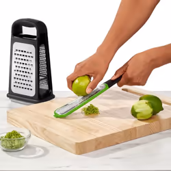 OXO Good Grips Kastenreibe Flat grater Black, Green, Stainless steel - Additional view 6