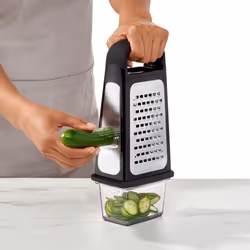 OXO Good Grips Kastenreibe Flat grater Black, Green, Stainless steel - Additional view 7