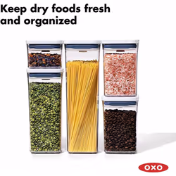 OXO Good Grips 5 Piece Pop Containers Set Airtight Seal Dishwasher Safe 11235900