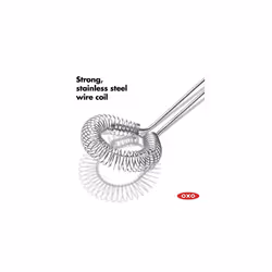 OXO 11278500 Good Grips Sauce and Gravy Whisk, Stainless Steel, Black