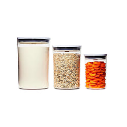 OXO Good Grips Round POP 2.0 - 3 Piece Graduated Set (1.5  3.3  5.2 qt