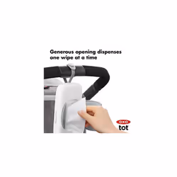 TOT Wipes Cases and Dispensers Model Travel Wipes Dispenser Grey