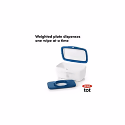 Tot Perfect Pull Wipes Dispenser, Navy, 1 Count (Pack of 1)