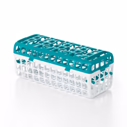 OXO Tot Dishwasher Basket for Bottle Parts & Accessories Teal 1 Count (Pack of 1)