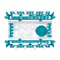 OXO Tot Dishwasher Basket for Bottle Parts & Accessories  Teal  1 Count (Pack of 1)