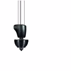 Manfrotto Spike/Rubber feet, Black, Stainless steel, 20.4 cm (8.03"), 195 g