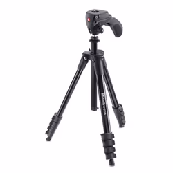 Manfrotto MKCOMPACTACN-BK, 3 leg(s), Black, 155 cm, 1.16 kg