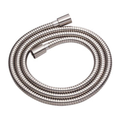 Gerber Plumbing Metal Interlock Shower Hose with Brass Conical Nuts