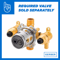 Gerber Plumbing Sirius Valve Trim Kit with Treysta Cartridge