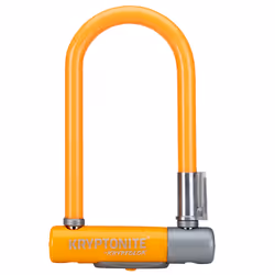 Kryptonite Kryptolok Mini-7, U-lock, Orange, Steel, Steel, Steel, Key