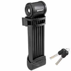Kryptonite Keeper 510 Folding Bike Lock  Compact Lightweight High Security Anti-Theft Foldable Bicycle Lock with 2 Keys and M ...