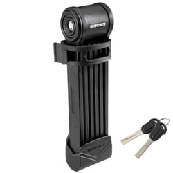 Kryptonite Keeper 510 Folding Bike Lock  Compact Lightweight High Security Anti-Theft Foldable Bicycle Lock with 2 Keys and Mount for E-Bikes Scooter