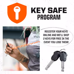 Kryptonite KryptoFlex Bike Lock Cable  2FT/6FT/10FT Long 12mm Thick Heavy Duty Braided Steel Cable Anti-Theft Security Lock for Outdoor Equipment  Com
