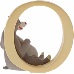 Disney Enchanting Collection Hand Painted Letter Ornament Baloo Bear - O - 7 cm