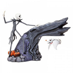 The Nightmare Before Christmas Jack and Zero Playing Fetch Levitation Figures