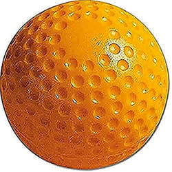 MacGregor Dimpled Baseballs, Yellow, 9-inch (One Dozen)