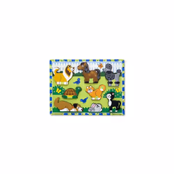 Melissa & Doug Pets Wooden Chunky Puzzle (8 pcs)