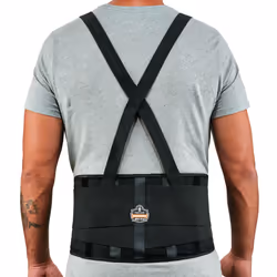 Ergodyne 11388, Back, Brace, Polypropylene, Spandex, Black, Adult, Male