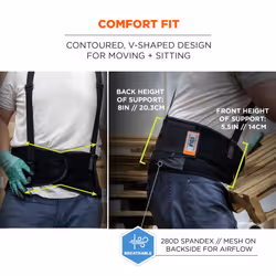 Ergodyne 11388 brace/splint/support Back - Additional view 4
