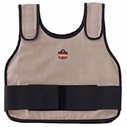 Ergodyne 12002, Vest, Any gender, Black, Brown, S/M, Hook-and-loop closure, Cotton