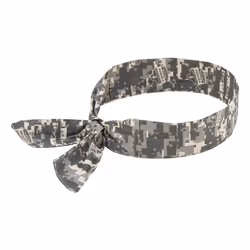 Ergodyne 12304, Adult, Unisex, Headband, Grey, Monochromatic, Tie closure