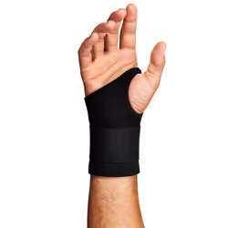 Ergodyne ProFlex 670 Ambidextrous Single-Strap Wrist Support  Medium   Black
